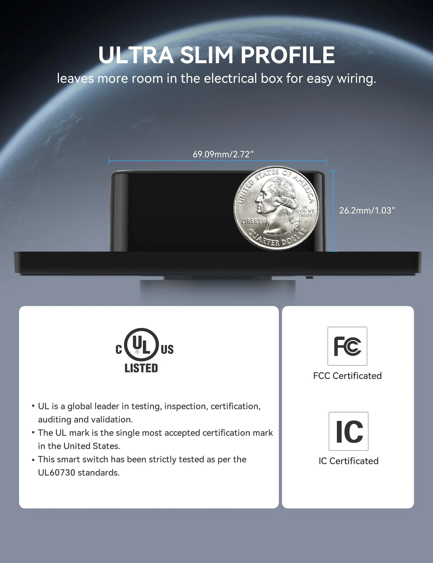 Wi-Fi Smart Rotary Dimmer Switch with Digital Display - Image 6