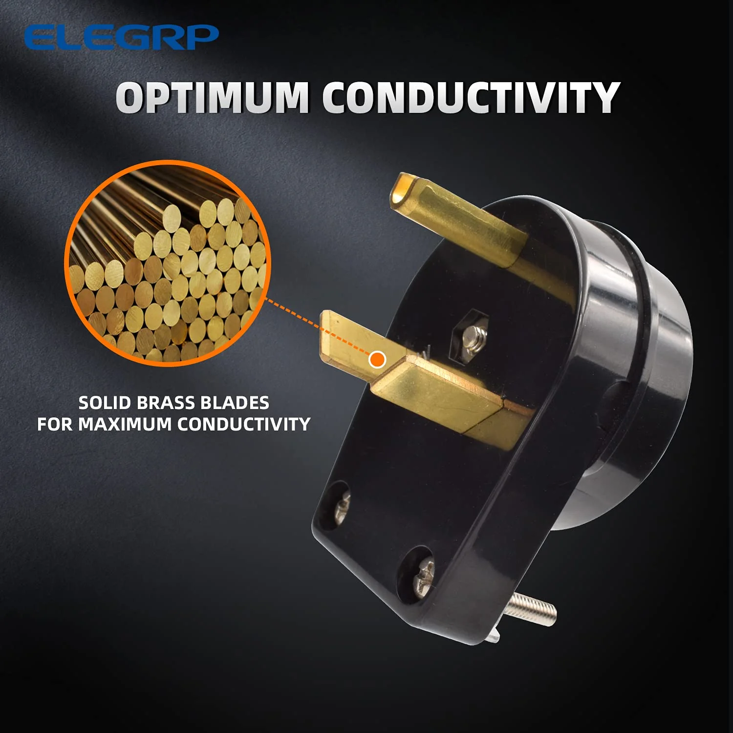 ELEGRP 30 Amp RV Receptacle, Flush Mount NEMA TT-30R Outlet & Heavy Duty NEMA TT-30P Plug, 125V, 2 Pole 3 Wire, UL Listed - Image 11