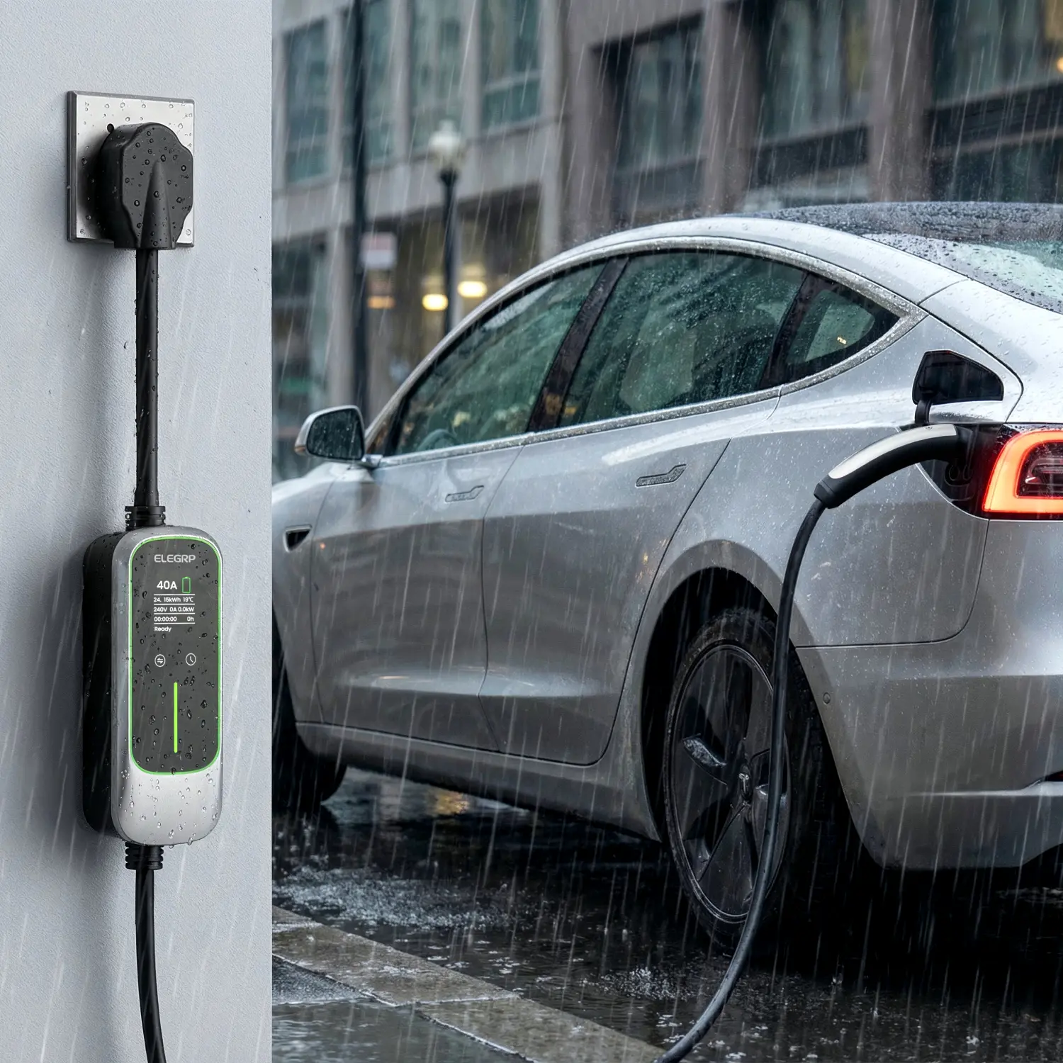 Fast Level 2 Tesla NEMA 14-50 Type EV Portable Charger Compatible with Model Y/3/X/S - Image 3