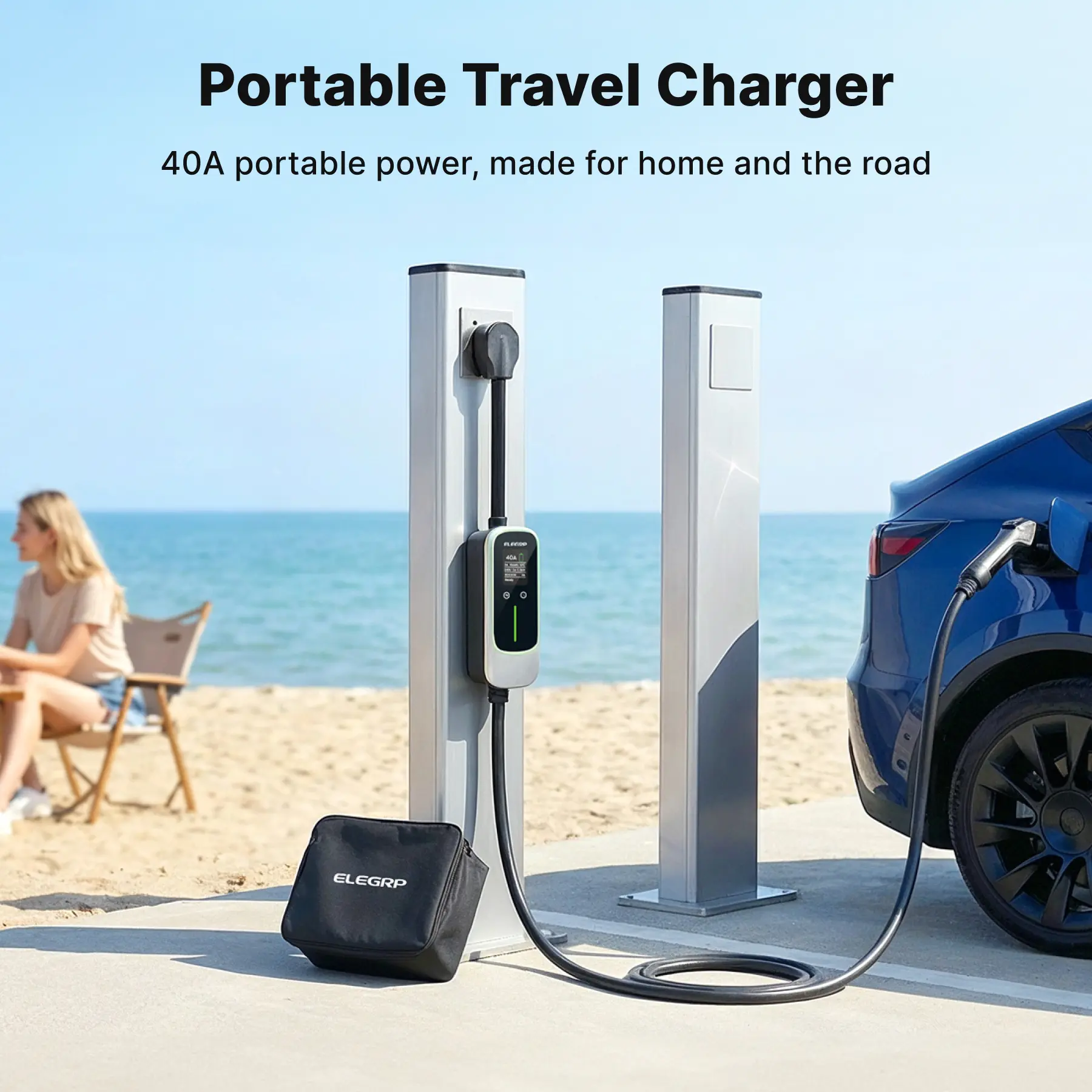 Fast Level 2 J1772 NEMA 14-50 Type EV Portable Charger - Image 11