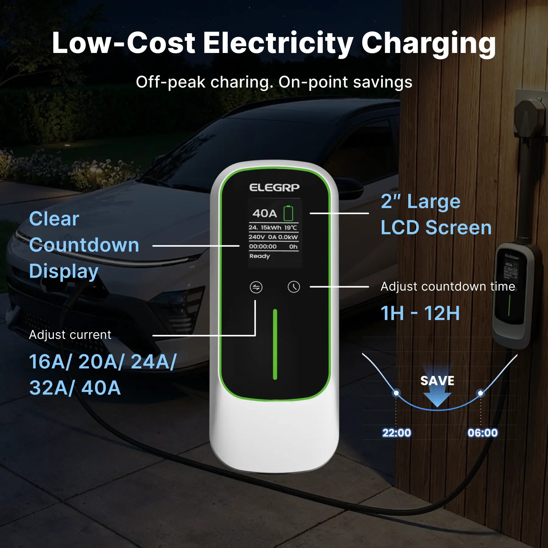 Fast Level 2 J1772 NEMA 14-50 Type EV Portable Charger - Image 7