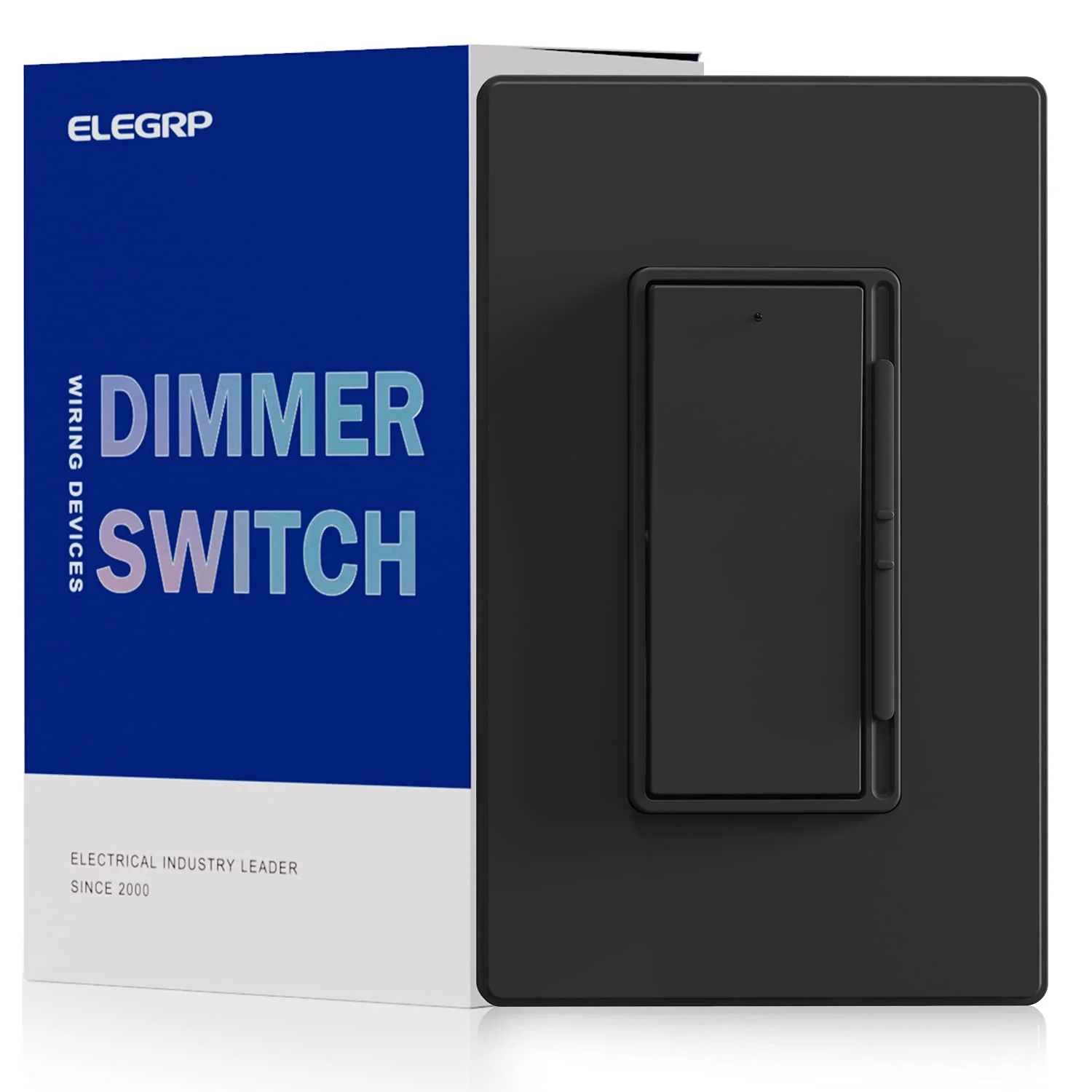 ELEGRP Digital Slide Dimmer Switch, Single-Pole/3-Way, for LED, CFL, Incandescent Bulbs, Wall Plate Included, UL Listed - Image 3