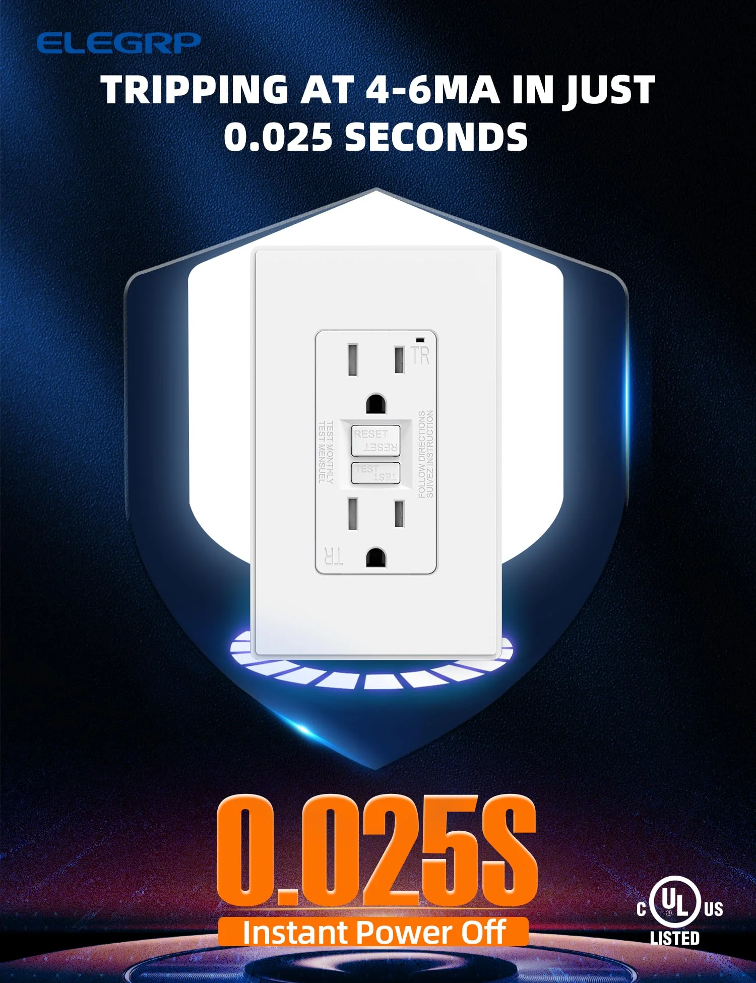 15A/20A, Self-Test, Tamper-Resistant GFCI Outlet - Image 10
