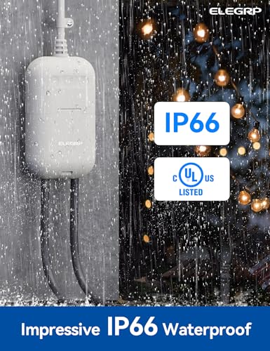 Outdoor Wi-Fi Smart Dimmer Plug with 2 Individually Controlled Sockets, IP66 Waterproof - Image 16