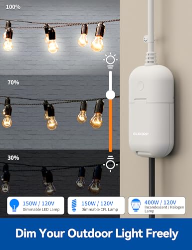 Outdoor Wi-Fi Smart Dimmer Plug, IP66 Waterproof - Image 10