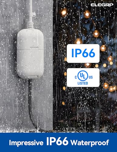 Outdoor Wi-Fi Smart Dimmer Plug, IP66 Waterproof - Image 12