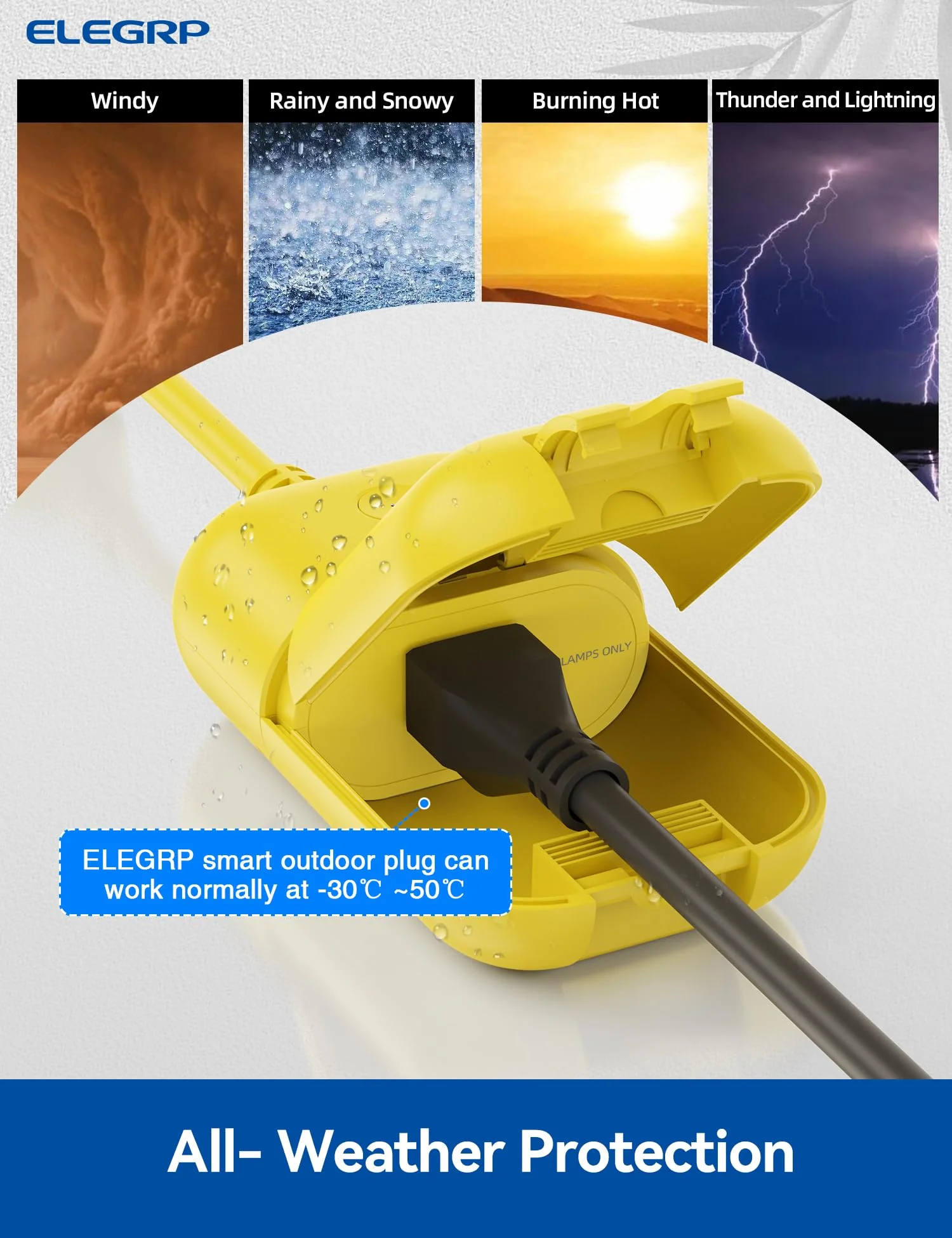 Outdoor Wi-Fi Smart Dimmer Plug, IP66 Waterproof - Image 13
