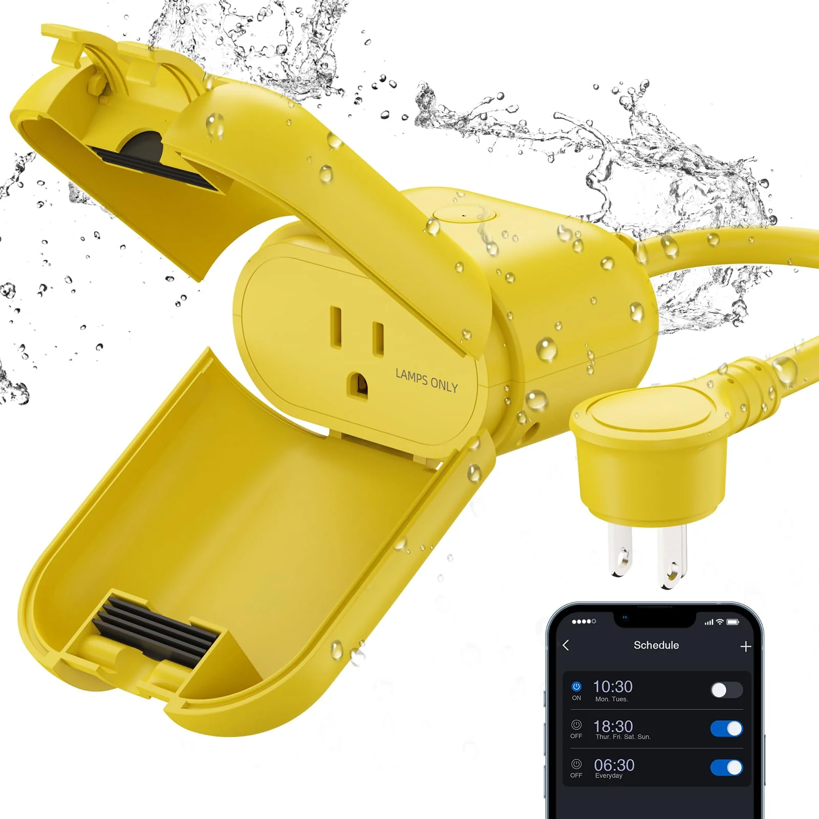 Outdoor Wi-Fi Smart Dimmer Plug, IP66 Waterproof - Image 5