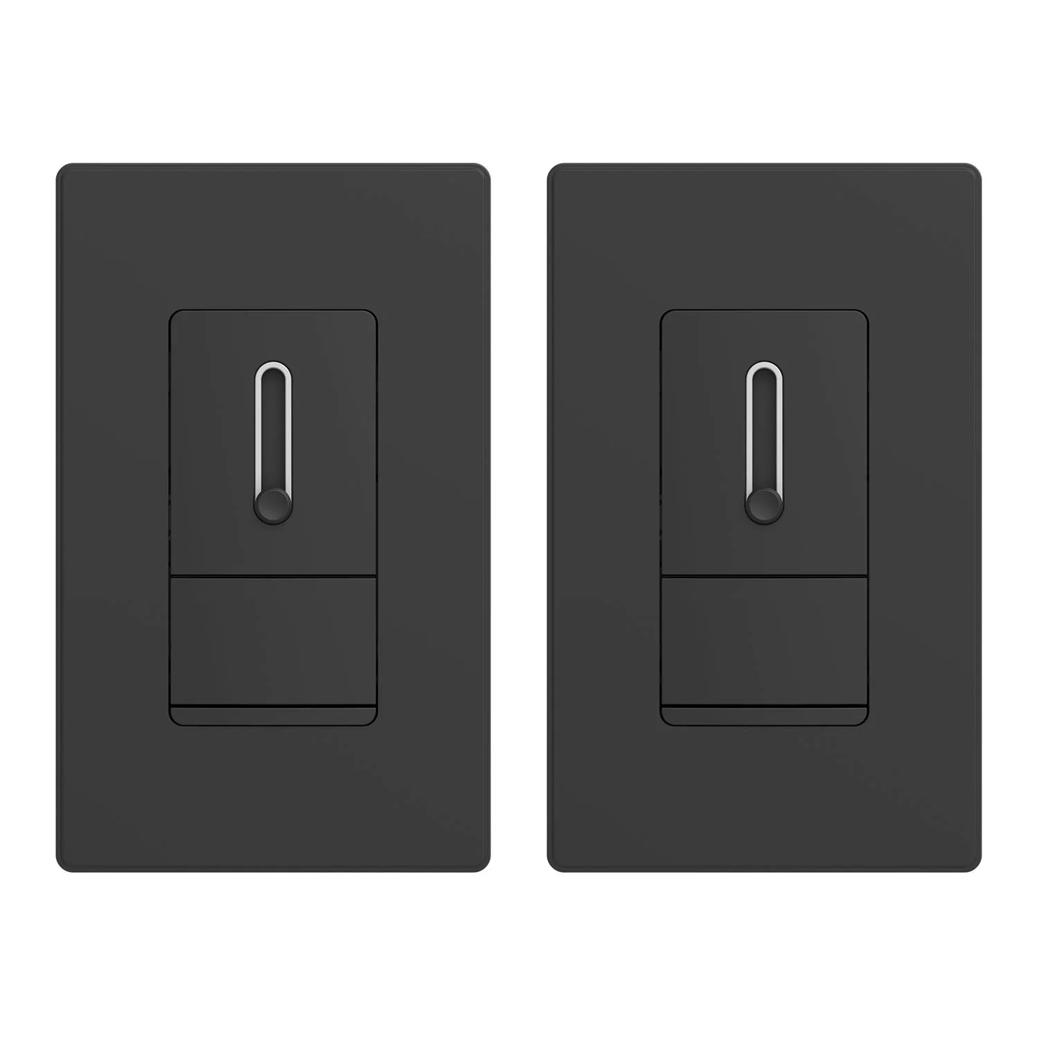 ELEGRP Slide Dimmer Switch, Single Pole or 3-Way, for LED, CFL, Incandescent Bulbs, Full Control with Preset, Rocker Paddle, Wall Plate Included - Image 4