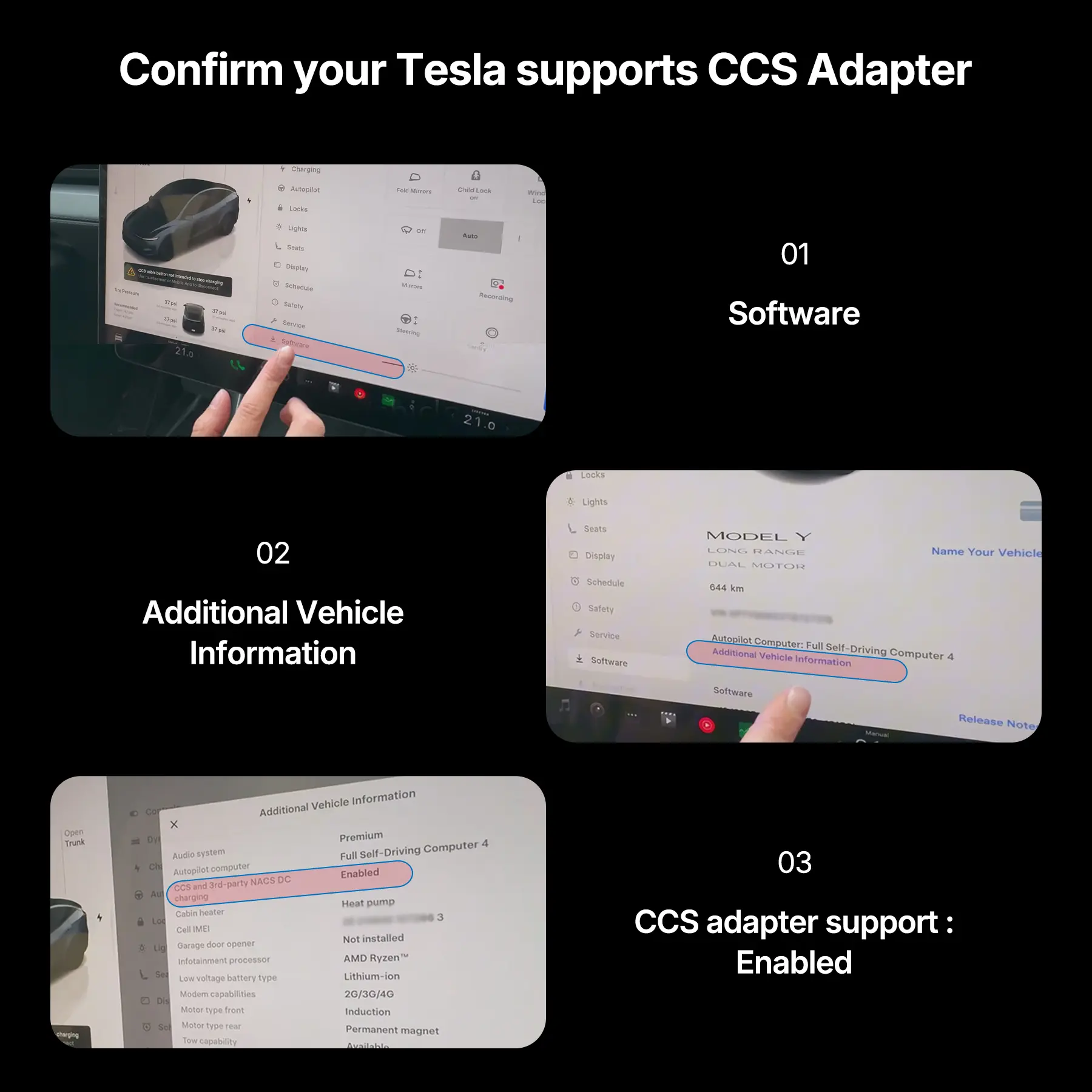 EV Charging Adapter 500A 1000V DC, CCS1 Charger to NACS Vehicle - Image 11