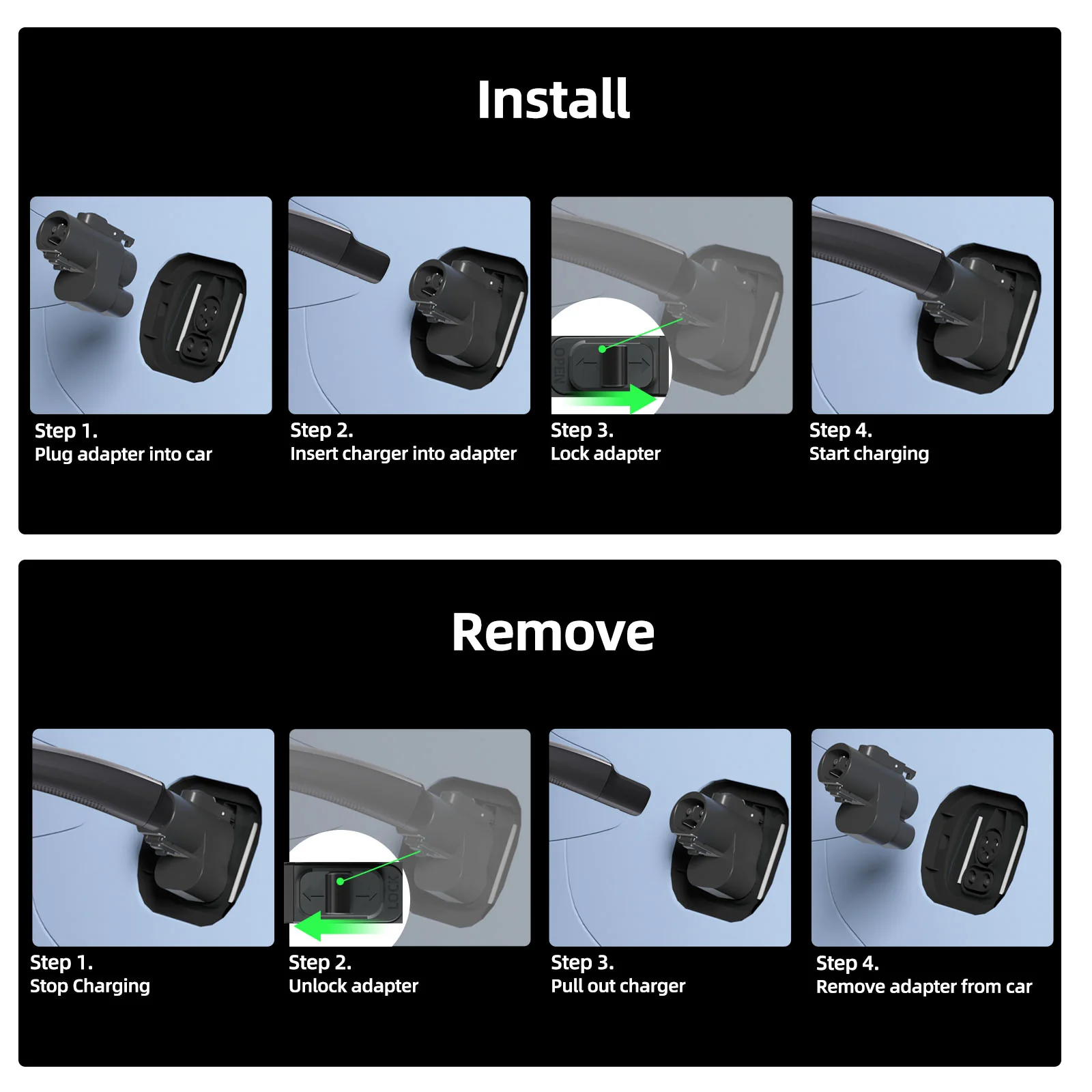 EV Charging Adapter 500A 1000V DC, NACS Charger to CCS1 Vehicle - Image 10