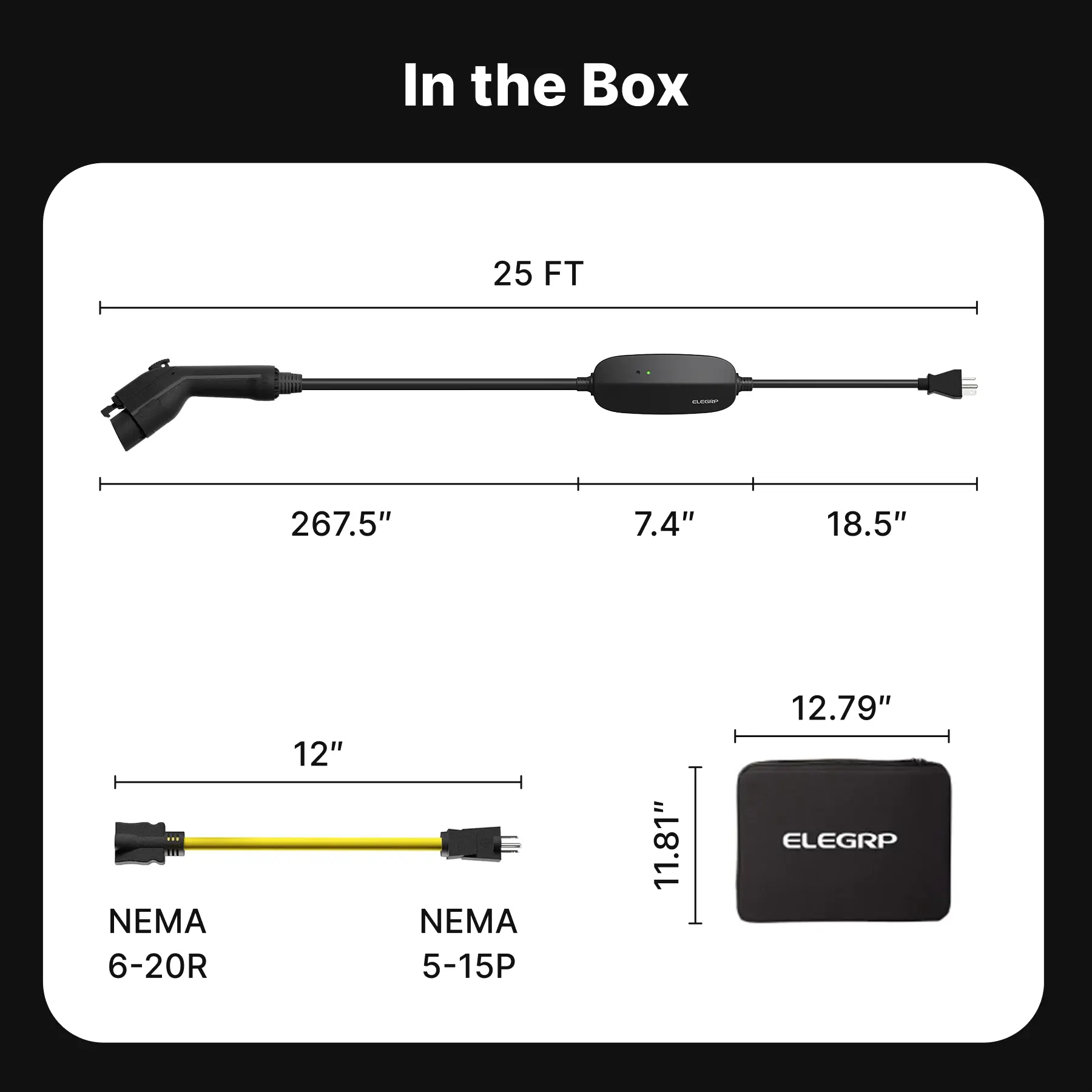 Flexible Level 1-2 J1772 EV Portable Charger with Dual Plug - Image 10