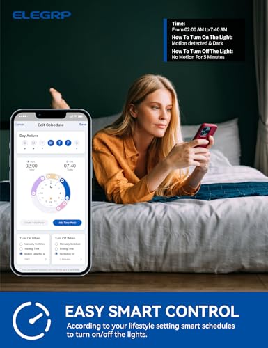 Wi-Fi Smart Motion Sensor Switch with Voice & App Control, Single Pole or 3-Way - Image 11