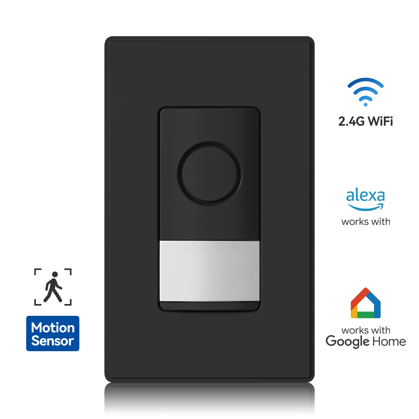 Wi-Fi Smart Motion Sensor Switch with Voice & App Control, Single Pole or 3-Way - Image 7