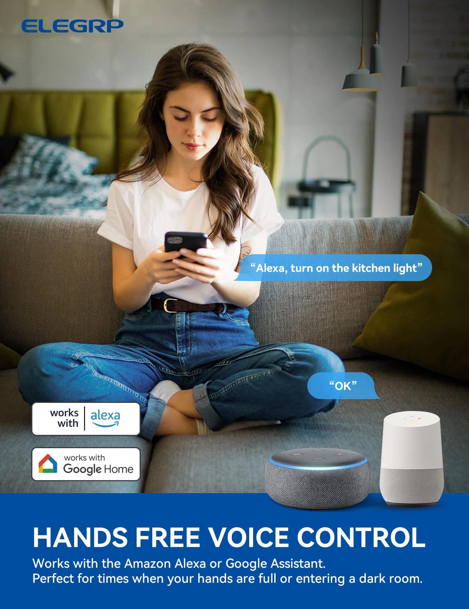 Wi-Fi Smart Rocker Dimmer Switch with Hidden LED Indicator - Image 9